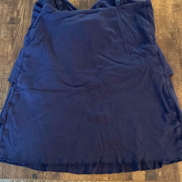 Thyme Maternity Nursing Top, Navy Blue layered - Picture 7 of 7